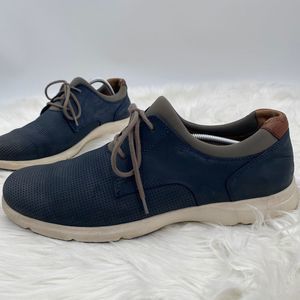 Johnston & Murphy Leather Blue Sneakers Mens Size 13